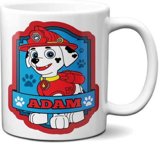 KUBEK PSI PATROL BOHATER MARSHALL PRZEDSZKOLE+IMIĘ