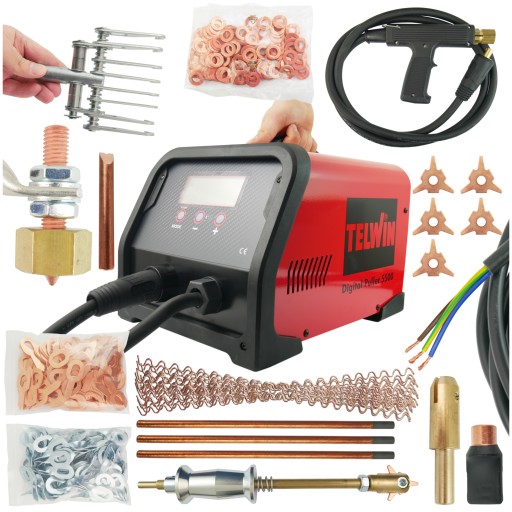 Zgrzewarka do karoserii Digital Puller 5500 400V zestaw Akcesoriów SPOTTER