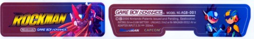 Naklejka Etykieta Rockman Game Boy Advance GBA