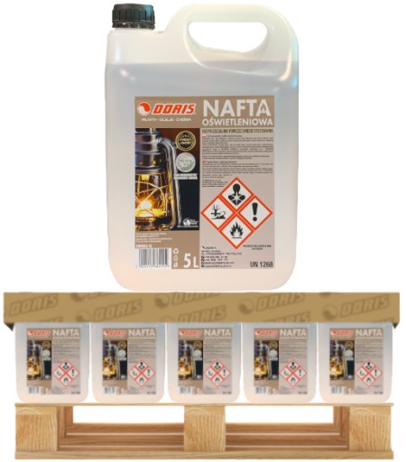 DORIS NAFTA UNIWERSALNA OŚWIETLENIOWA DO PIECYKÓW 5L x 41 SZTUK PREMIUM