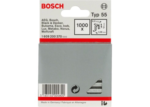 ZSZYWKI 12 mm TYP 55 BOSCH 1000 szt.