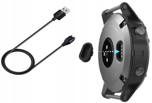 Kabel USB + Zaślepka / Garmin Forerunner 955