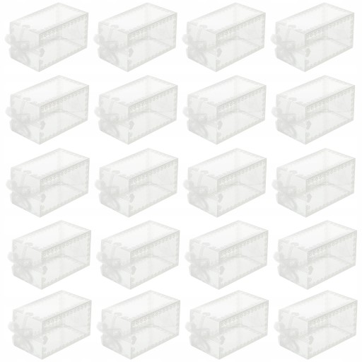 50 sztuk Jasne pudełka cukierków Macaron Box