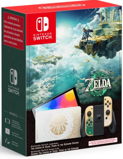 KONSOLA NINTENDO SWITCH OLED ZELDA TOTK EDITION