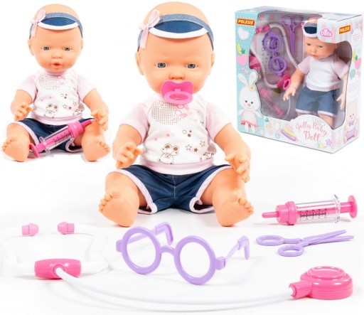 POLESIE LALKA BOBAS 35CM SMOCZEK ZESTAW LEKARZA PL