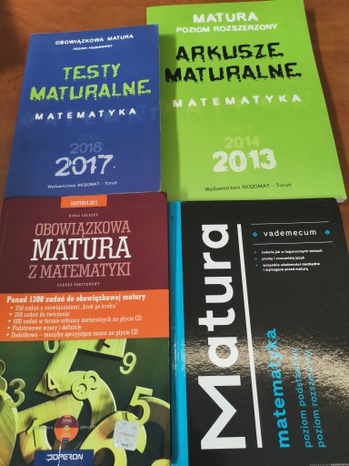 MATEMATYKA ZESTAW MATURALNY VADEMECUM + ARKUSZE (UŻYWANY)