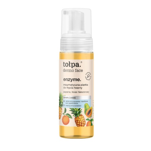 Enzymatyczna pianka do mycia twarzy nawilżająca owocowa TOŁPA enzyme 150 ml