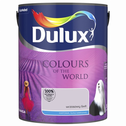 DULUX KOLORY ŚWIATA 5L - Wrzosowy świt