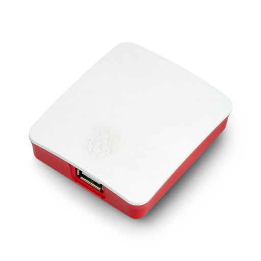Obudowa Raspberry Pi 3 A+ oficjalna czerwono-biała