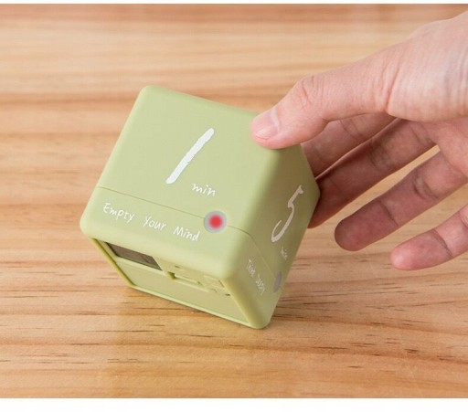 Cyfrowy zegar Cube Timer, kostka, stoper, 6 x 6 x