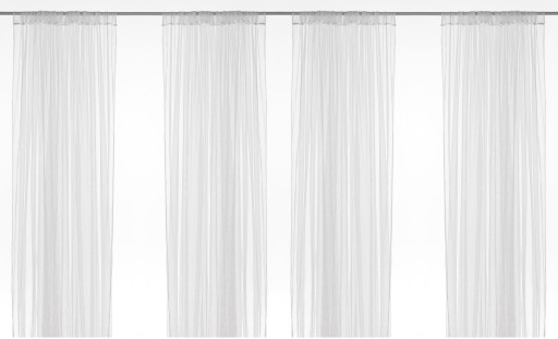 IKEA LILL FIRANKI BIAŁE FIRANY 4 szt. 300x280 cm