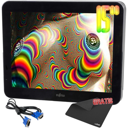 MONITOR FUJITSU LCD 15'' + ZASILACZ