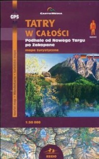 Mapa - Tatry w całości /Sygnatura