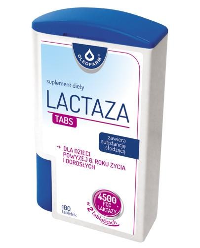 Lactaza Tabs enzym laktaza 100 tabletek