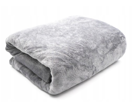 GRUBY MIEKKI KOC MIKROFIBRA 160cm x 200cm NARZUTA NA ŁÓŻKO LEKKI PUSZYSTY