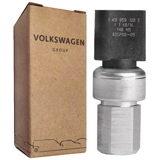 ORYGINALNY CZUJNIK CIŚNIENIA KLIMATYZACJI VW GOLF IV V VI 5 6 AUDI A4 B6 A6