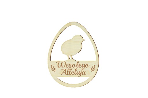 Zawieszka jajo Wielkanoc pisanka JAJKO kurczątko