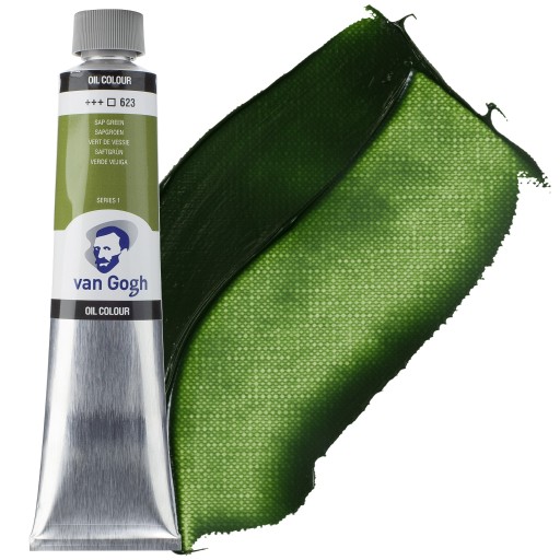 Farba Olejna VAN GOGH artystyczna Talens 200ml SOCZYSTY ZIELONY 623