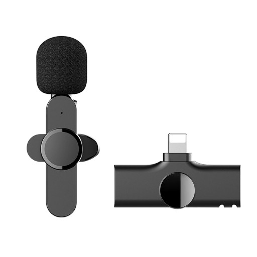 Bluetooth Wireless Lavalier Microphone Remote Control Microphone with