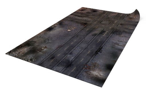 Dropzone Commander - Zrujnowane Ulice 183x122 cm
