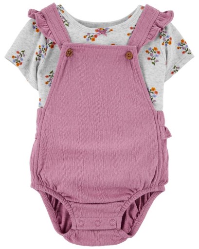 Carter's Zestaw 2-el. Ogrodniczki T-shirt 12M - 76