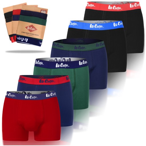 LEE COOPER Bokserki Męskie 9541 9542 9543 6 szt. L