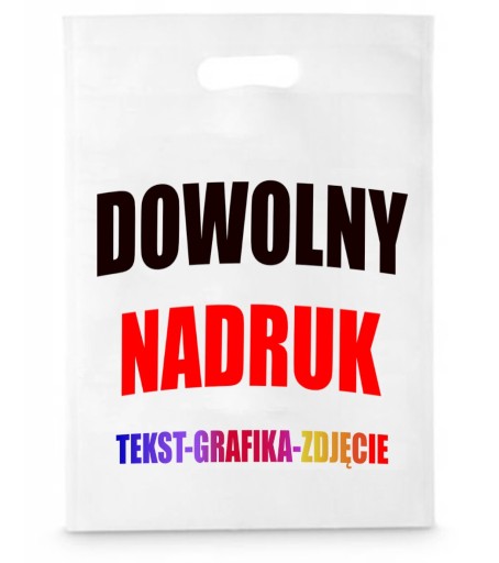 TORBA Z DOWOLNĄ GRAFIKĄ ZDJĘCIEM LOGO