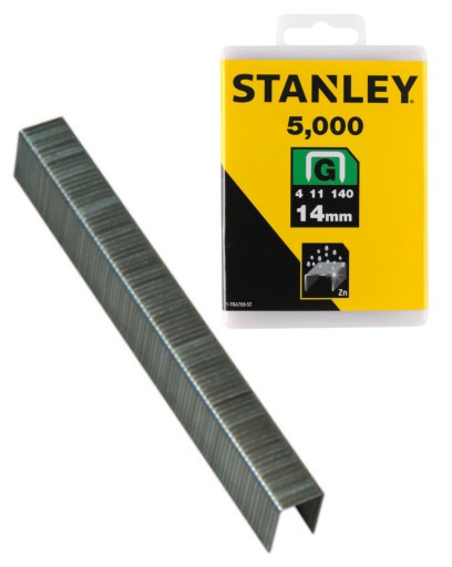 STANLEY ZSZYWKI G 14mm 5000szt TRA709-5T