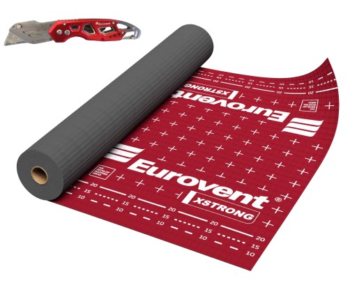 Membrana dachowa Eurovent Xstrong 250g wraz z nożem GRATIS