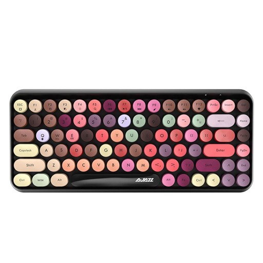 308 84 round multi-colored keys