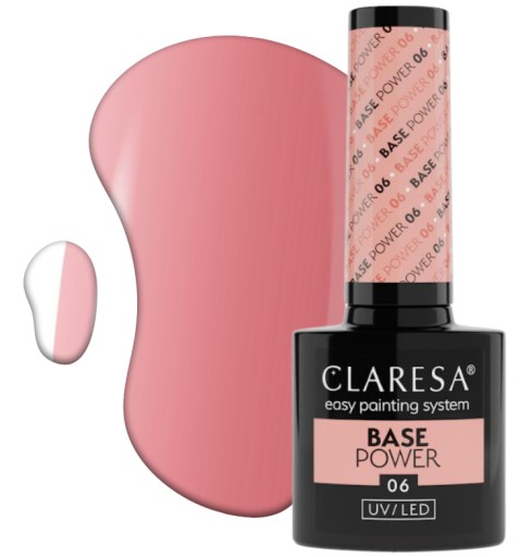 CLARESA BAZA BASE POWER BEZKWASOWA BUDUJĄCA DO HYBRYDY 06 CIEMNY COVER