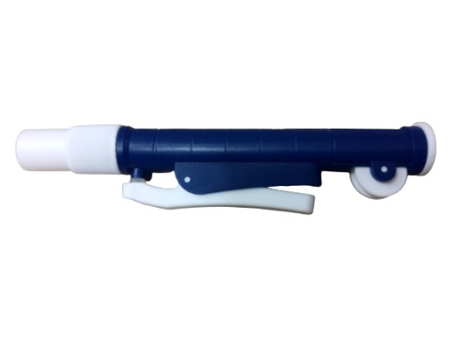 POMPKA PIPETOWA DO 2ML PLASTIK, NIEBIESKA