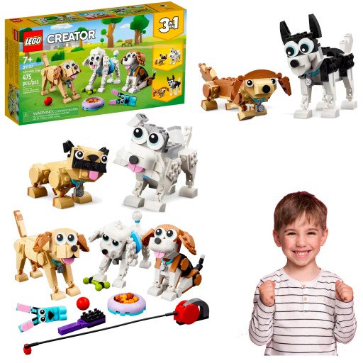 LEGO CREATORS UROCZE PSIAKI Z ZABAWKAMI 7w1 HIT
