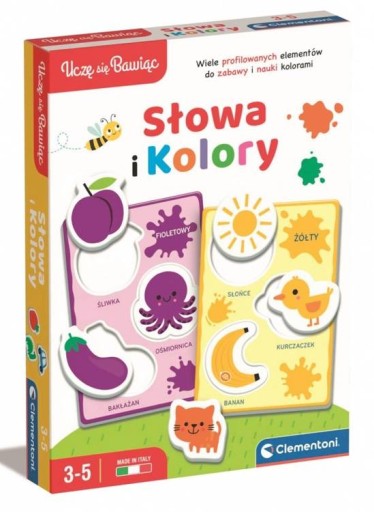 CLEMENTONI Gra Edukacyjna Słowa i kolory 50760
