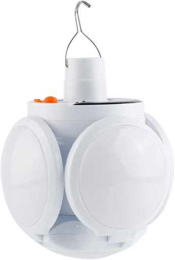 Przenośna LED składana zewnętrzna lampa solarna