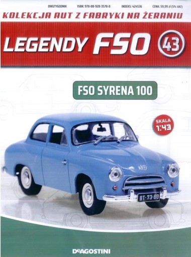 LEGENDY FSO nr 43 FSO Syrena 100