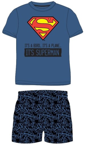 PIŻAMA CHŁOPIĘCA SUPERMAN KRÓTKI RĘKAW - 146
