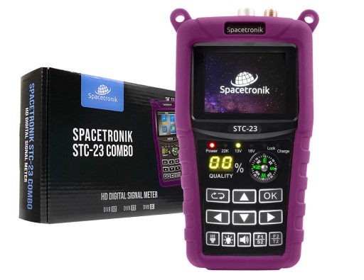 Miernik sygnału Spacetronik STC-23 Combo DVB-T/C/S