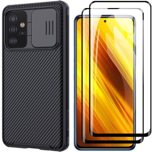 NILLKIN CAMSHIELD ETUI DO SAMSUNG A52 / 5G +SZKŁO