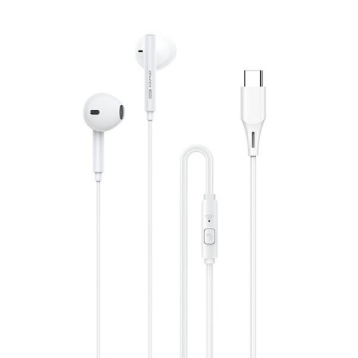 SŁUCHAWKI PRZEWODOWE USB-C AWEI PC-1T