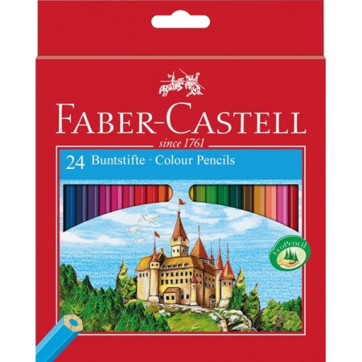 Kredki ołówkowe FABER CASTELL Zamek 24 kolory