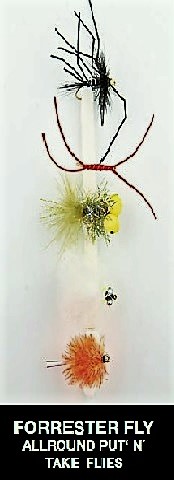 Forrester Fly Allround Put nTake Flies Mucha x4