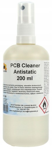 PCB CLEANER 200ml CZYSZCZENIE PŁYTEK DRUK OPTYKI A