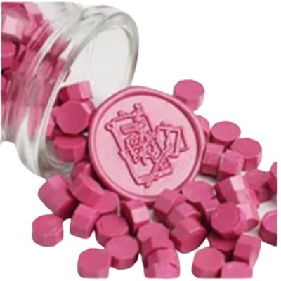 Wosk Lak Do Pieczęci Naturalny Róż 20g/65szt. D7
