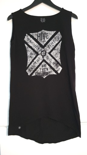 The Hive Top koszulka T-Shirt tatoo rock style - damska Big Mess Czarna - M