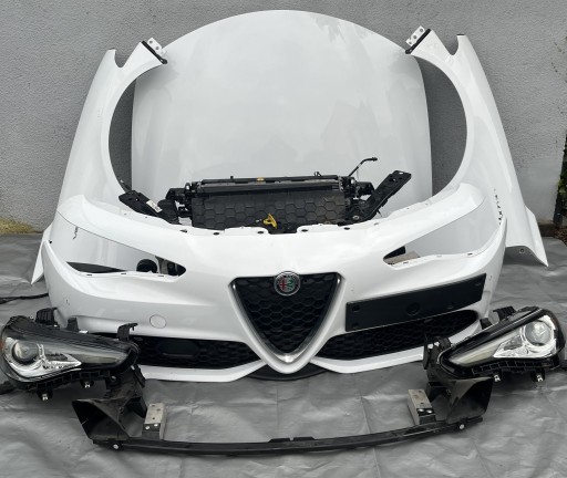 ALFA ROMEO GIULIA VELOCE ZDERZAK MASKA PAS CHŁODNICE BŁOTNIKI LAMPY USA 2.0