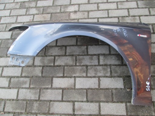 BLOTNIK PRZEDNI LEWY AUDI A6 C6 LIFT S LINE CZARN