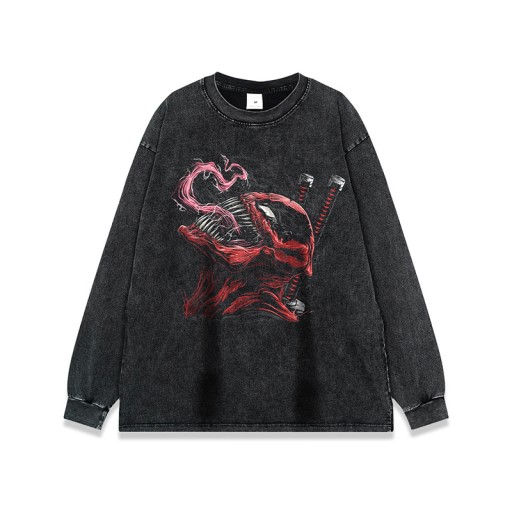 Street Retro High Street T Washed Old Loose Countr
