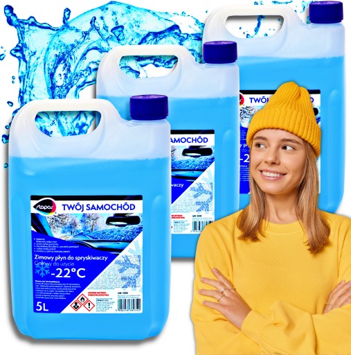 Na Zimę PŁYN DO SPRYSKIWACZY 15L -22°C