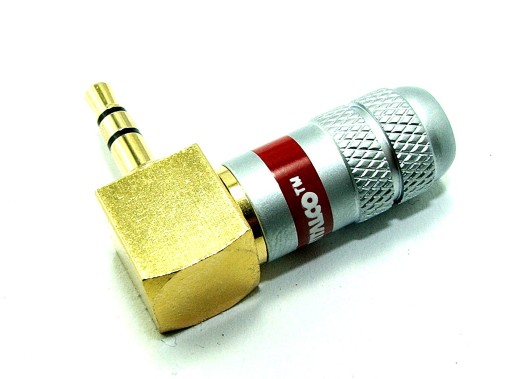 WTYK JACK 3,5mm 3-PIN STEREO VITALCO HQ KĄTOWY